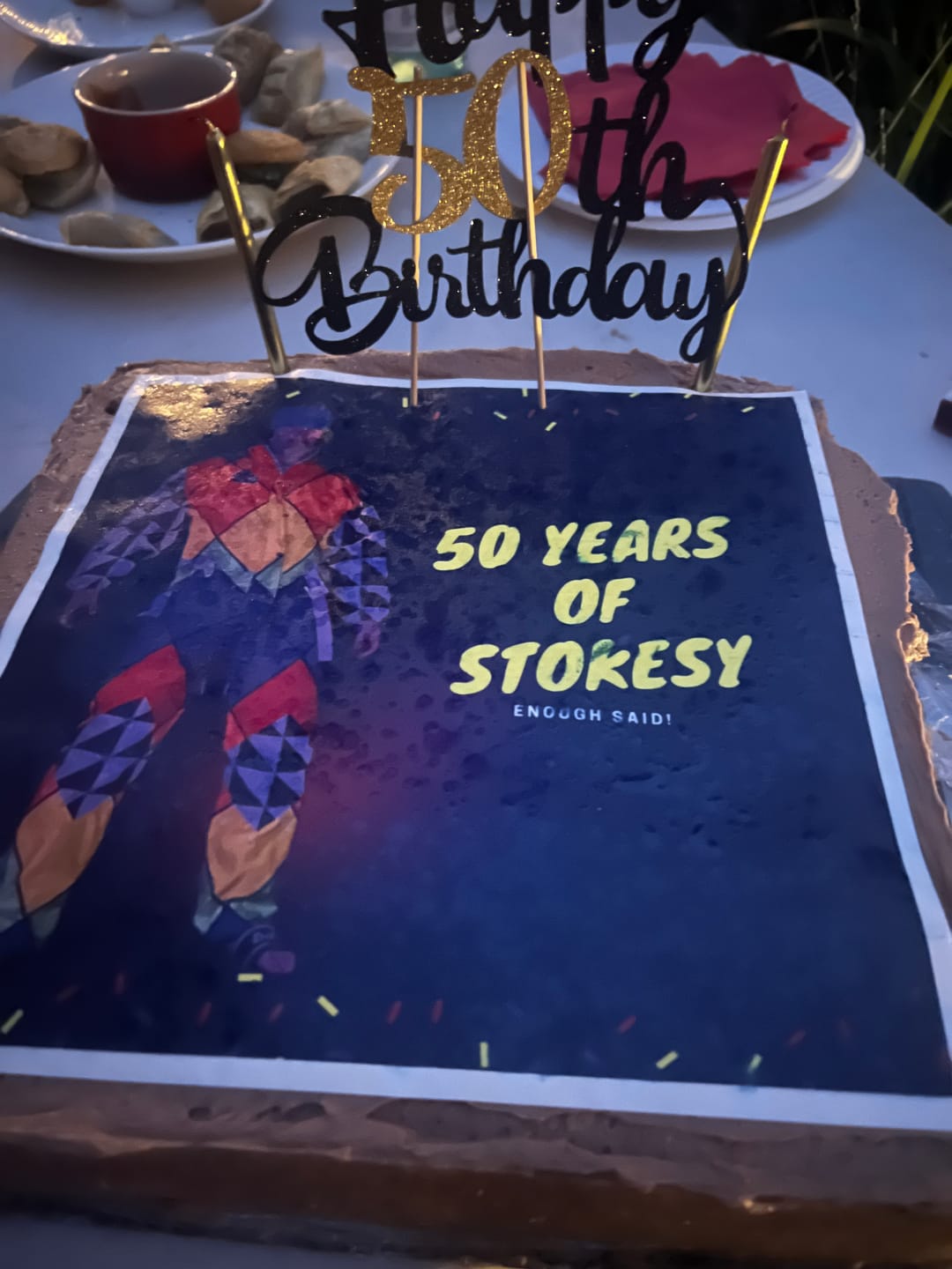 Customer photo review of 25cm x 25cm Square Custom Edible Icing Image
