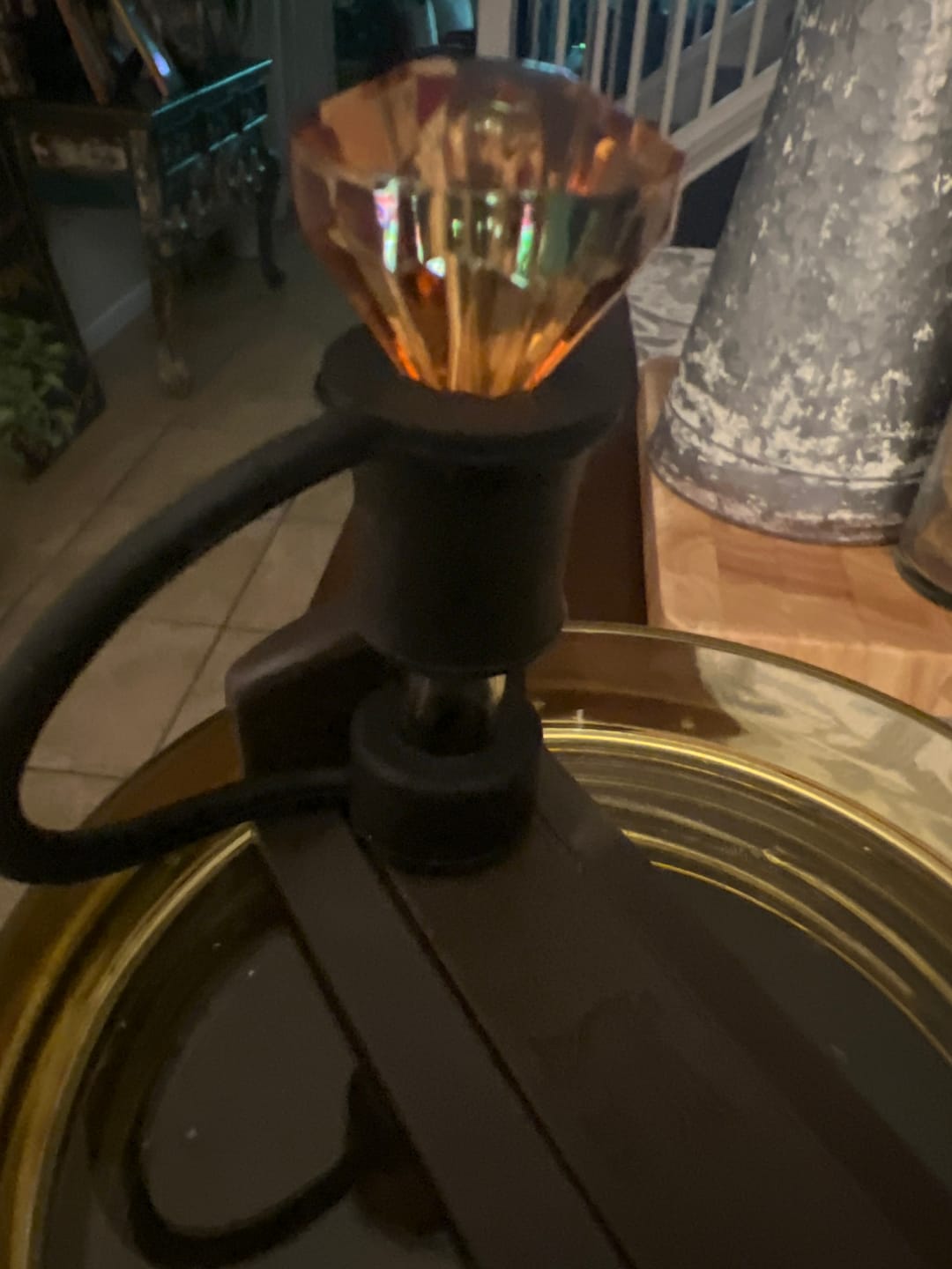 Customer photo review of Luxe Tri-Color Crystal Gem Straw Toppers (3-Pack)