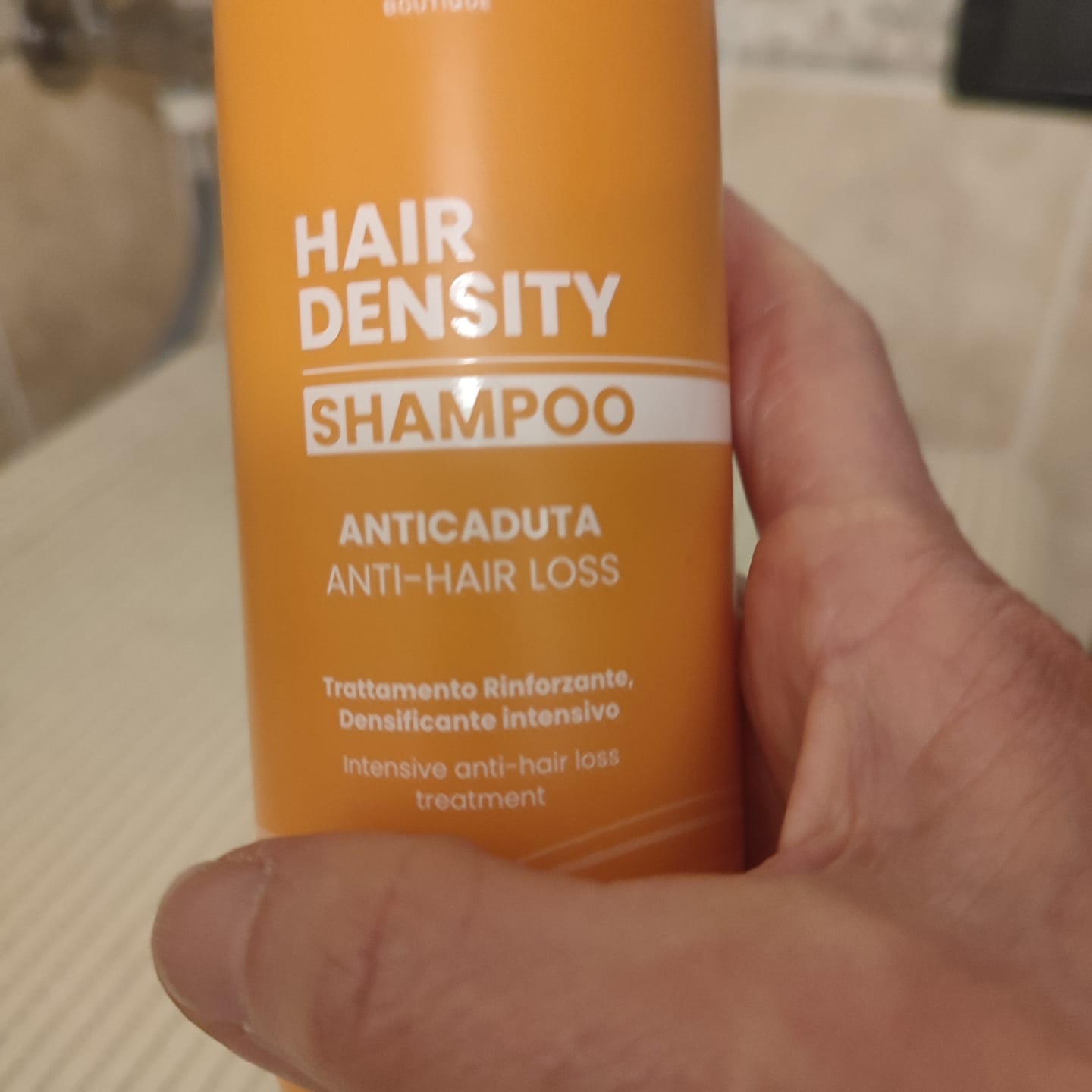 Customer photo review of Hair Density - Shampoo Anti Caduta