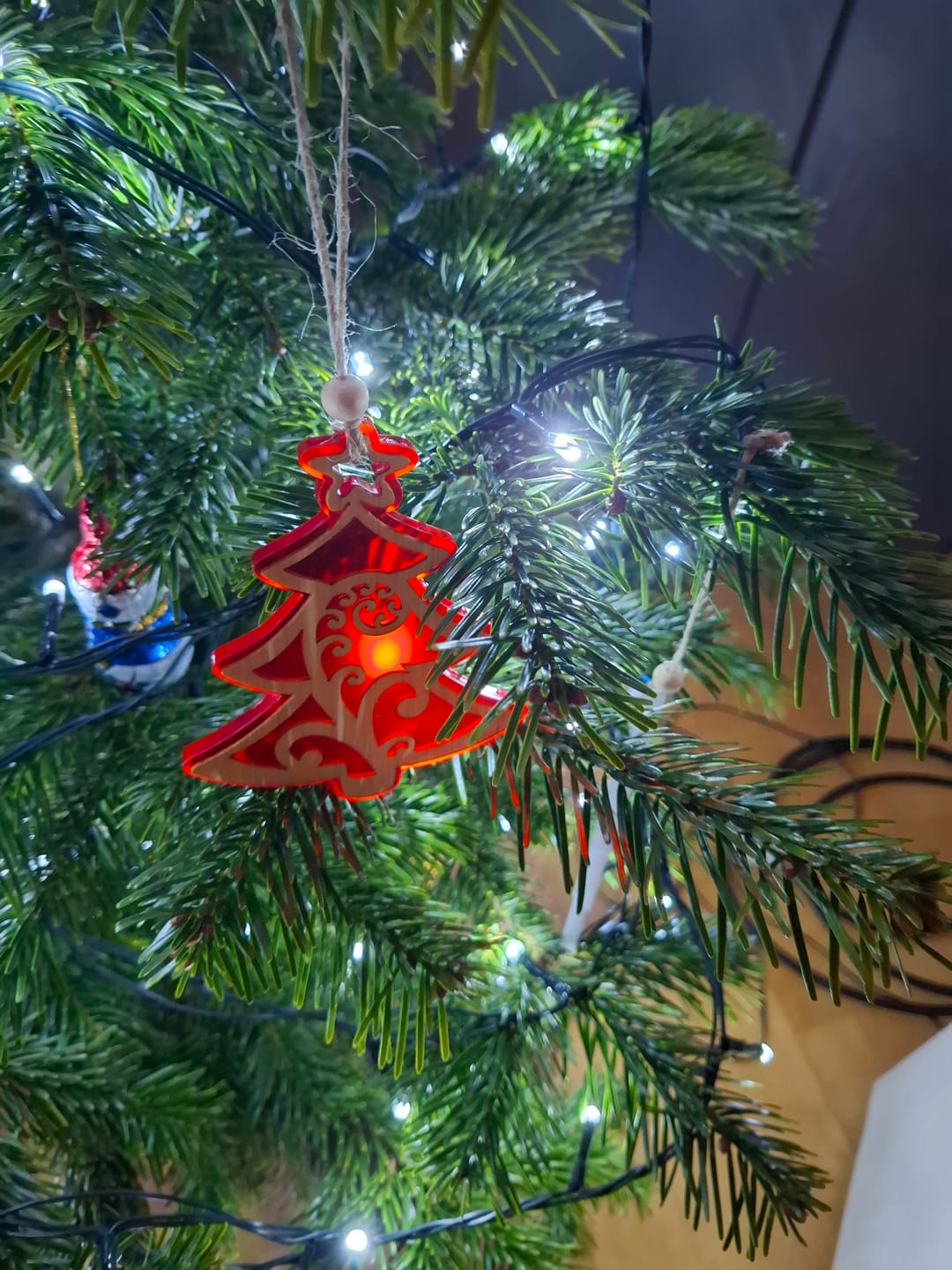 Customer photo review of NZ Made Koru Christmas Tree Decoration