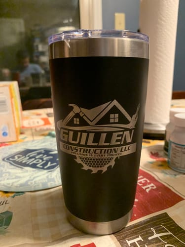 Customer photo review of (6 Pieces) Custom Laser Engraved - 20oz Tumblers