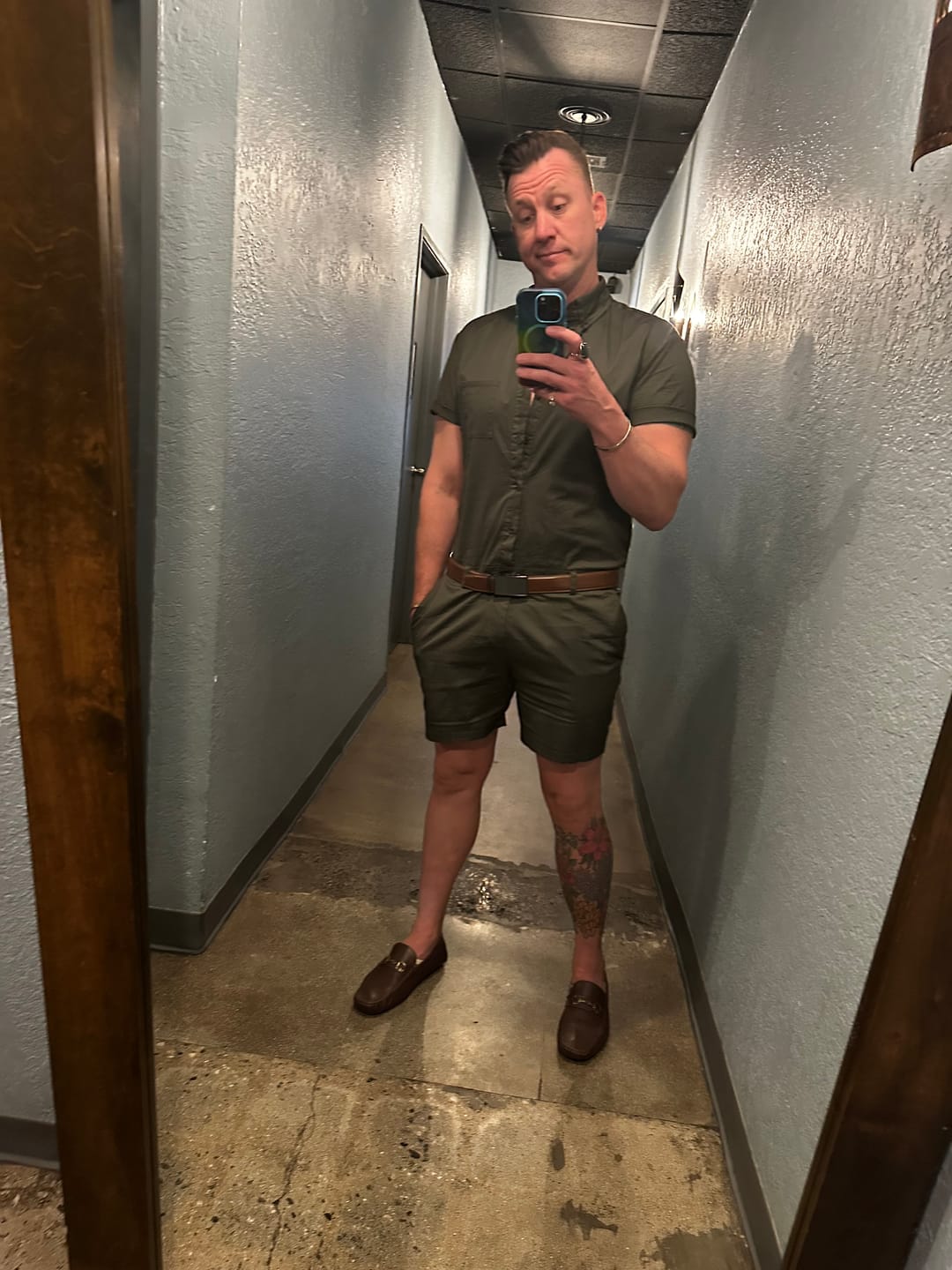 Customer photo review of Olive Mens Romper