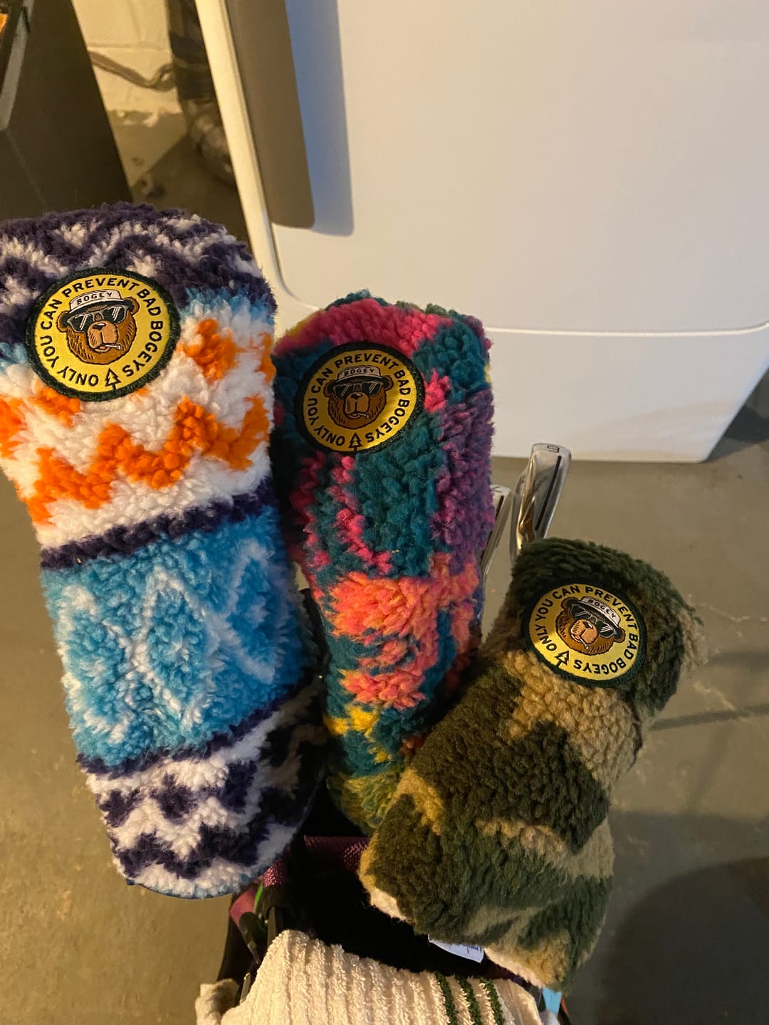 Customer photo review of Bogey Sherpa Headcovers