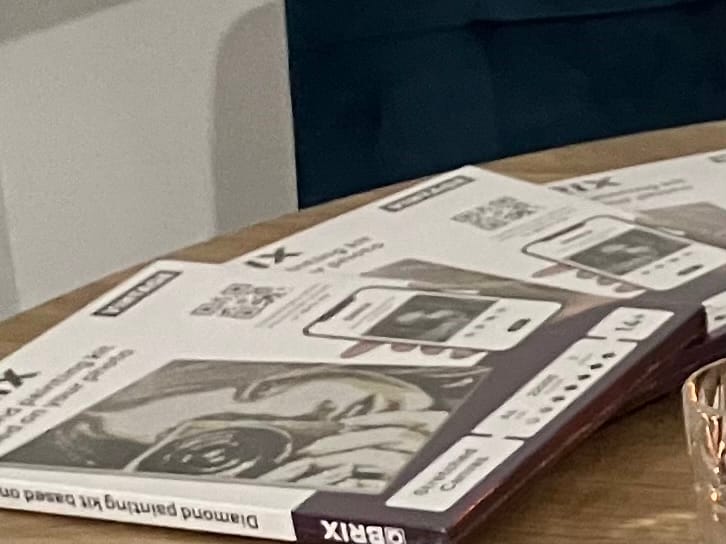 Customer photo review of ציור יהלומים לפי תמונה אישית QBRIX (מבצע 2+1)