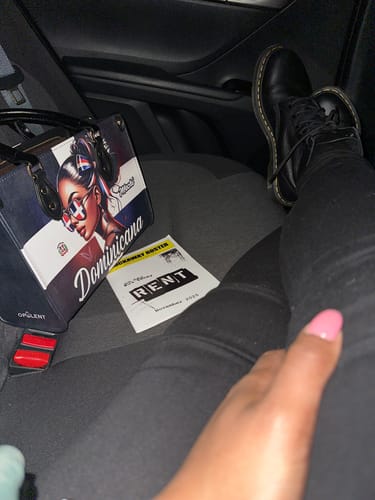 Customer photo review of Dominicana - Personalized Leather Handbag DOM02