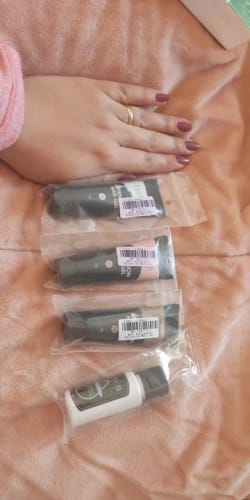 Customer photo review of Poly Nail Gel Extension Kit - Glitter Colours 🎄 Christmas Gift 🎄