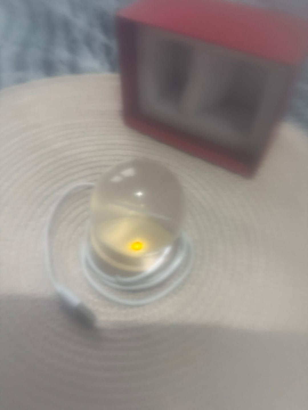 Customer photo review of Esfera de cristal Personalizable
