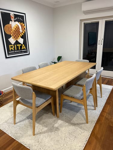 Customer photo review of Kylo 200cm Dining Table in Oak