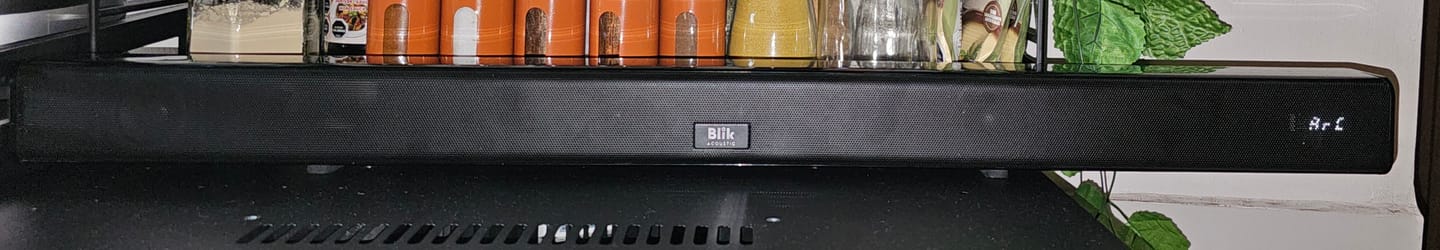 Customer photo review of Barra de Sonido Blik Surreal24