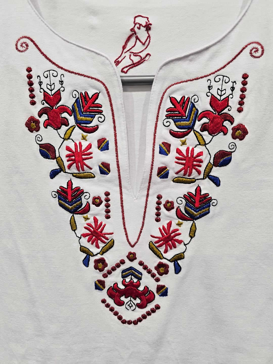 Customer photo review of Тениска с V деколте - "Самоковска"