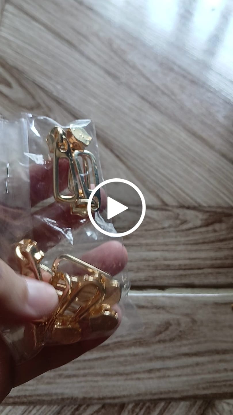 Customer video review of PUXADOR VAZADO N°6 C/CARRINHO DOURADO 10 PEÇAS