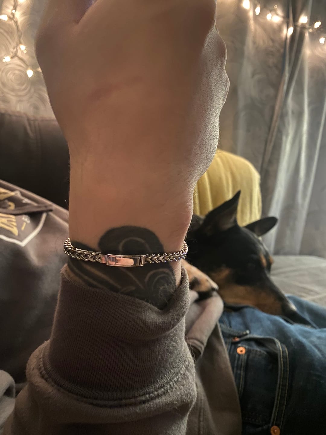 Customer photo review of 4mm Franco Link Bracelet