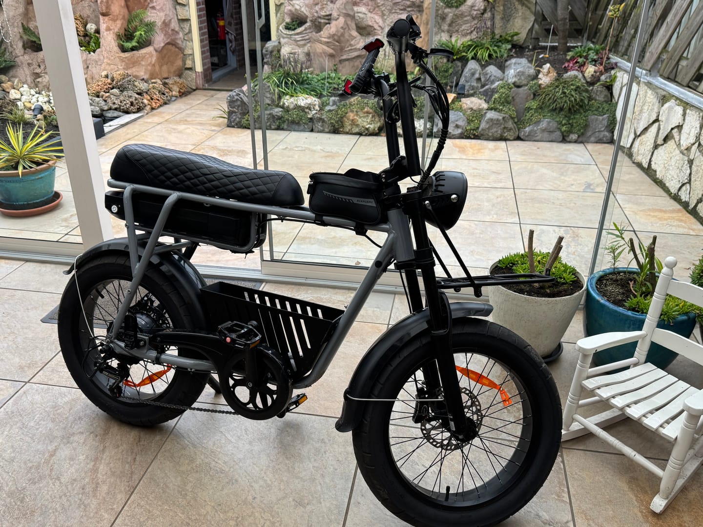 Customer photo review of EB2 Fatbike - Grijs (incl. kettingslot, bekerhouder & tasje)