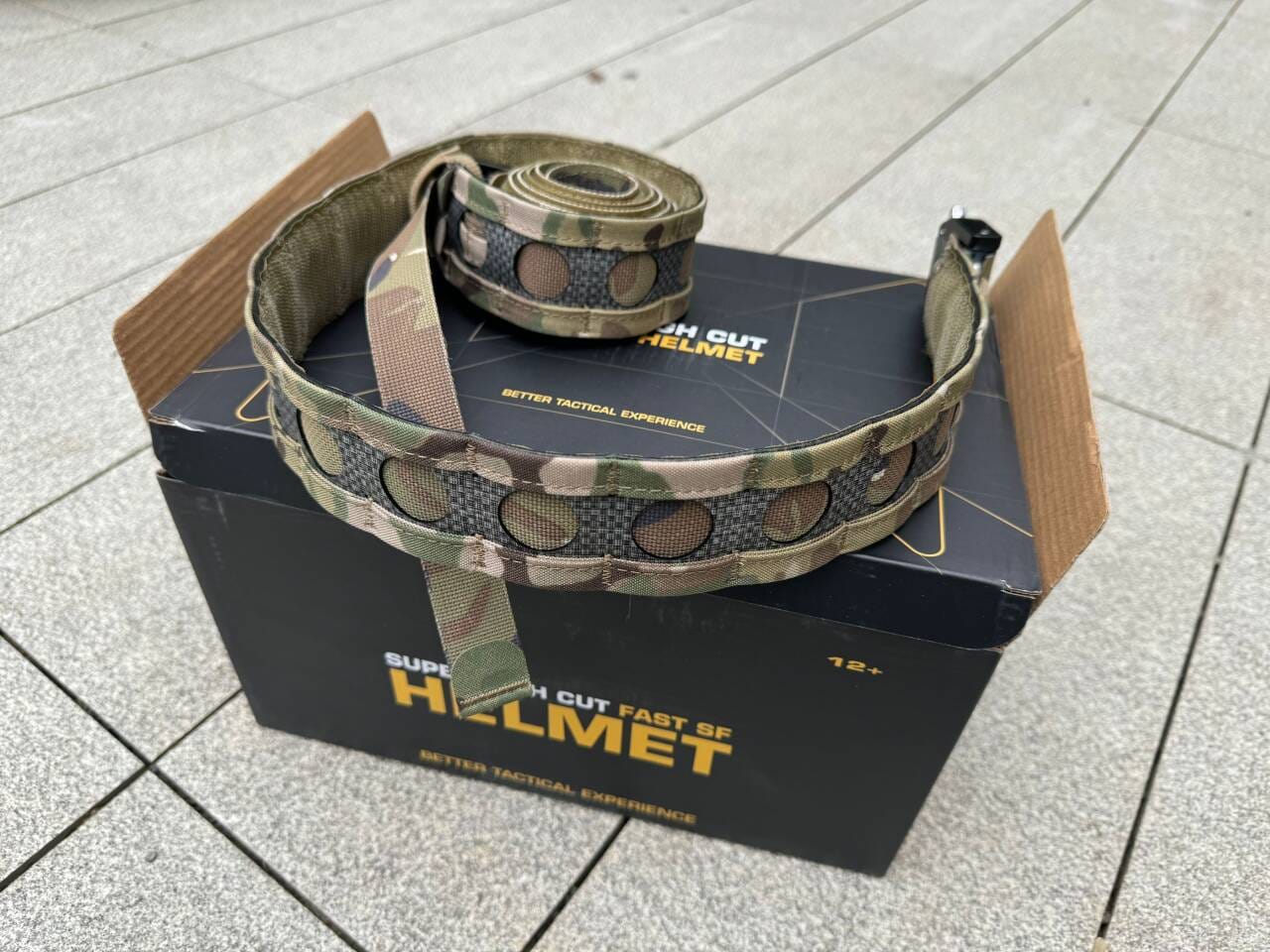 Customer photo review of Bison Lightweight Tactiacl Belt