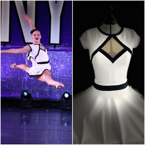 Customer photo review of White Super Techno Neoprene Scuba Knit 4-way Stretch Fabric