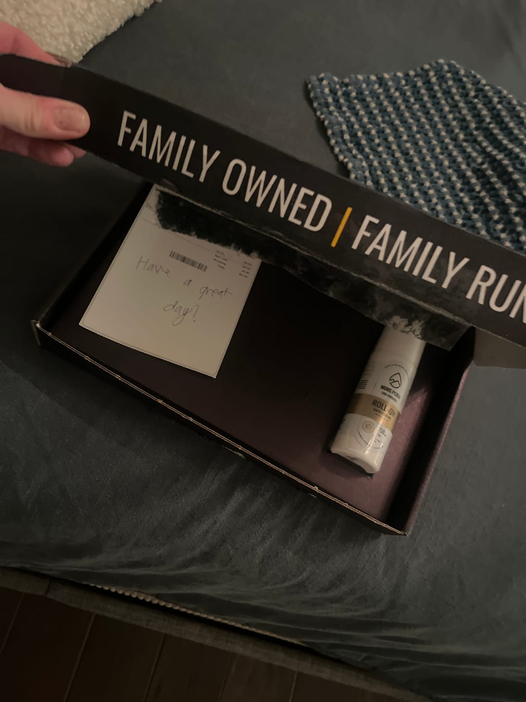 Customer photo review of Rapid Cooling Muscle Relief Roll On 750mg CBD