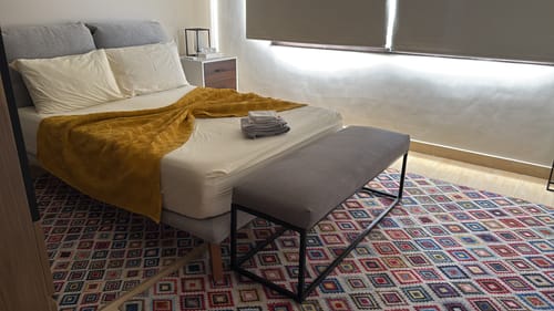 Customer photo review of KARADOKE Premium Version Chenille Rug