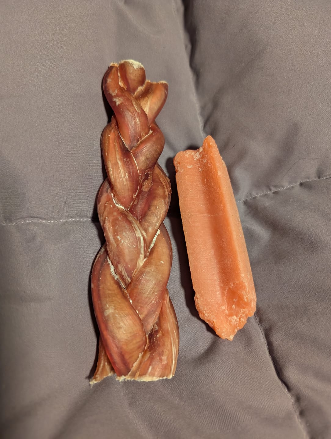 Customer photo review of 6 Inch Thick Braided Bully Stick
