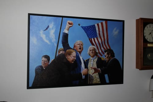 Customer photo review of United We Stand - Print