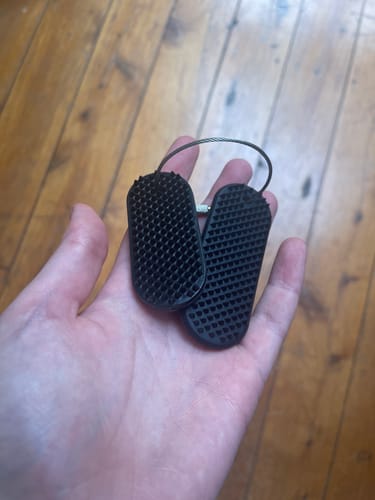 Customer photo review of Spikeyring with Dual Pads -  'Ouch'without Harm & 'Picking' Supports