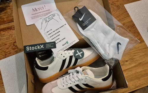 Customer photo review of ADIDAS SAMBA OG SPORTY & RICH WHITE BLACK