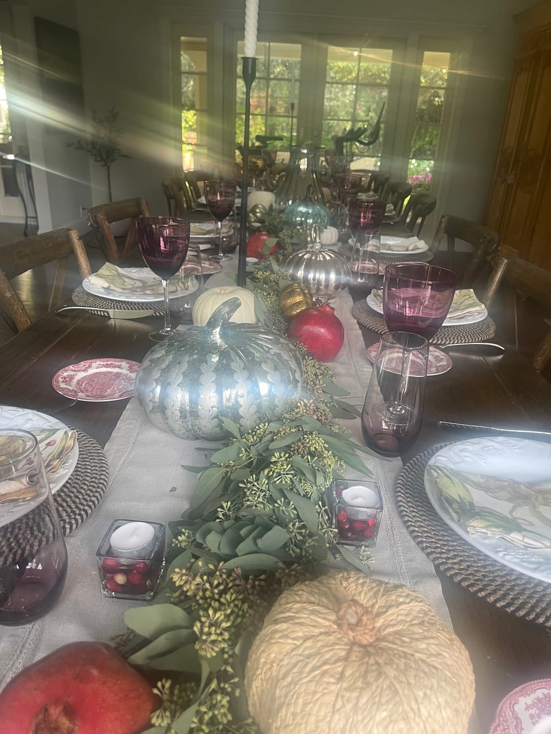 Customer photo review of 25' FRESH Seeded Eucalyptus Garland