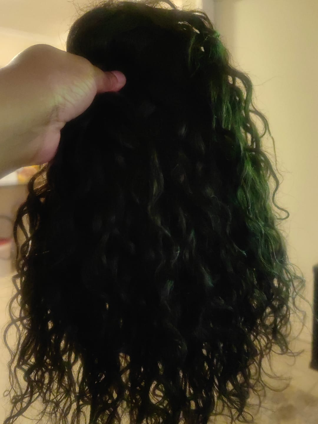 Customer photo review of Brazilian 4x4 Lace Wig - Water Wave 12"