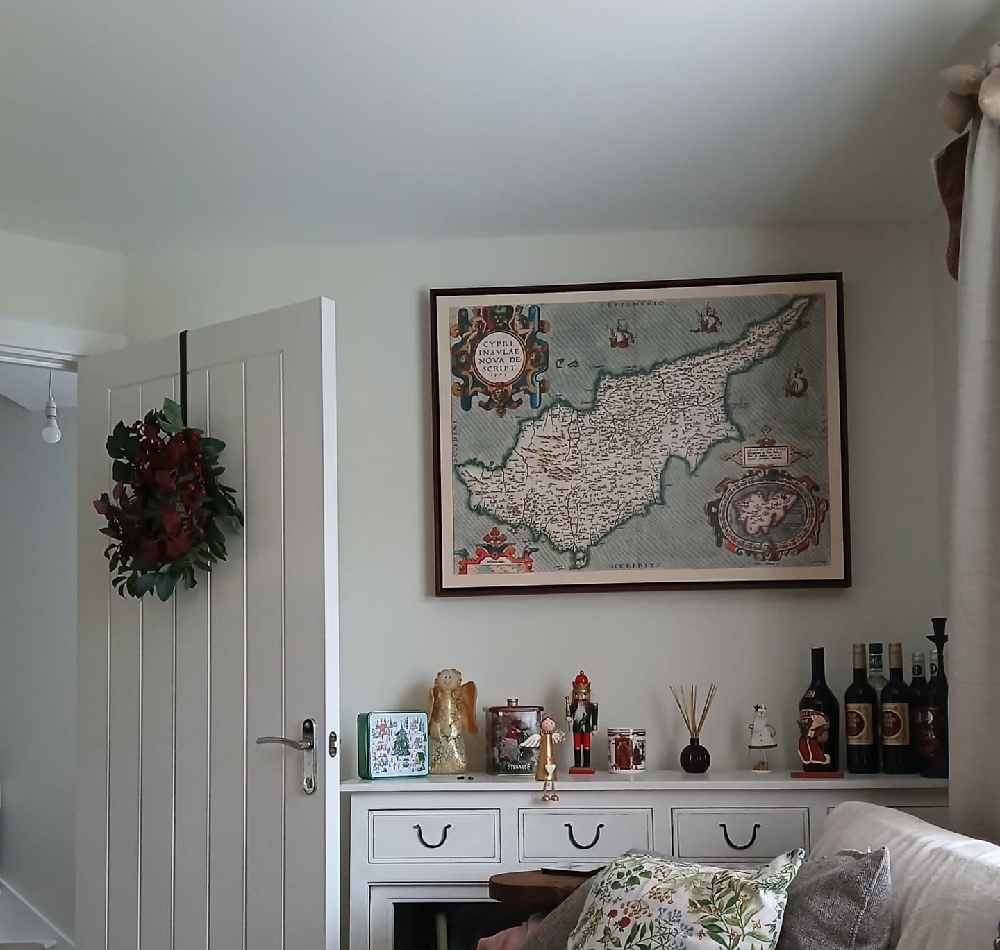 Customer photo review of Rare Old Map of Cyprus by Abraham Ortelius, 1573 - Nicosia, Kyrenia, Famagusta, Limassol, Pafos