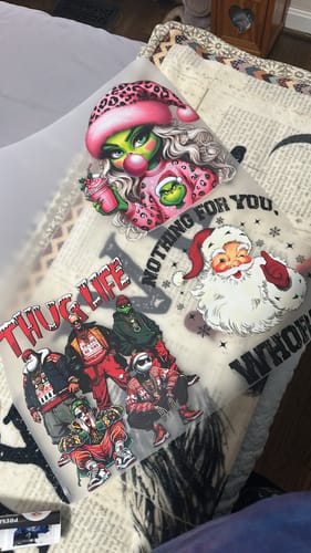 Customer photo review of Custom DTF Transfer By Size - Upload your own PNG