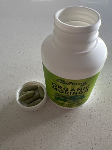 Customer photo review of Organic Moringa Capsules