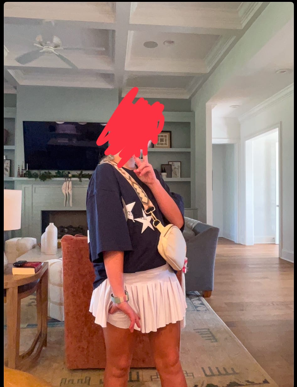 Customer photo review of Aelfric Eden Embroidery Star Tee