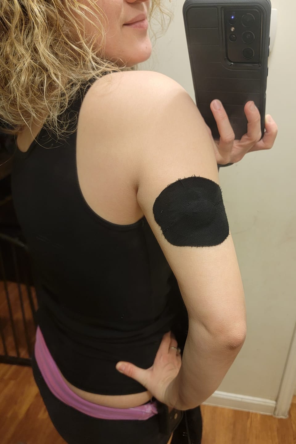 Customer photo review of Skin Grip Original - Medtronic Guardian/Enlite Adhesive Patches