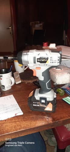 Customer photo review of 18V Cordless Impact Driver 150Nm