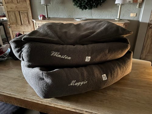 Customer photo review of Divanetto Boucle Teddy Castagno