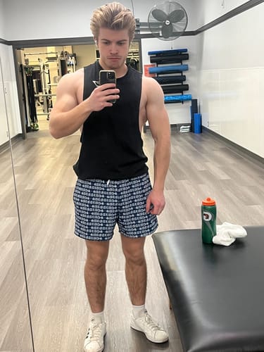 Customer photo review of Mesh Shorts 4" Inseam