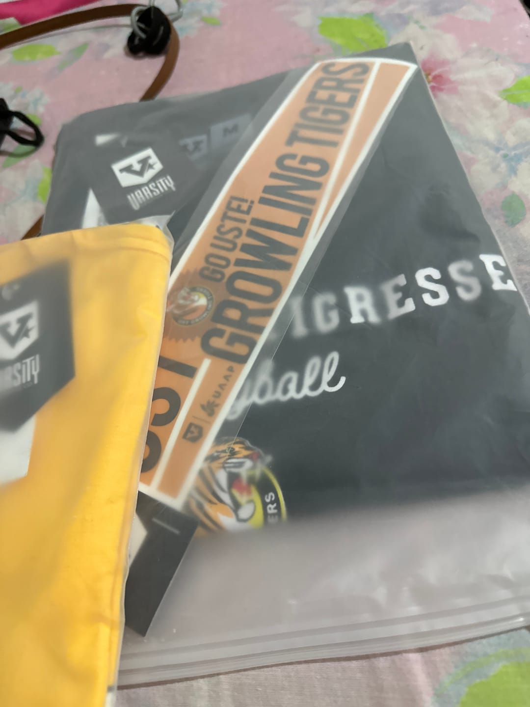 Customer photo review of UST Golden Tigresses Volleyball T-Shirt