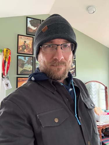 Customer photo review of Heavy-Duty Shirt Jacket "Gray" – RSVLTS Reserve