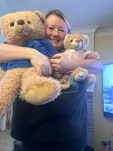 Customer photo review of 65cm Original Eddy the Teddy