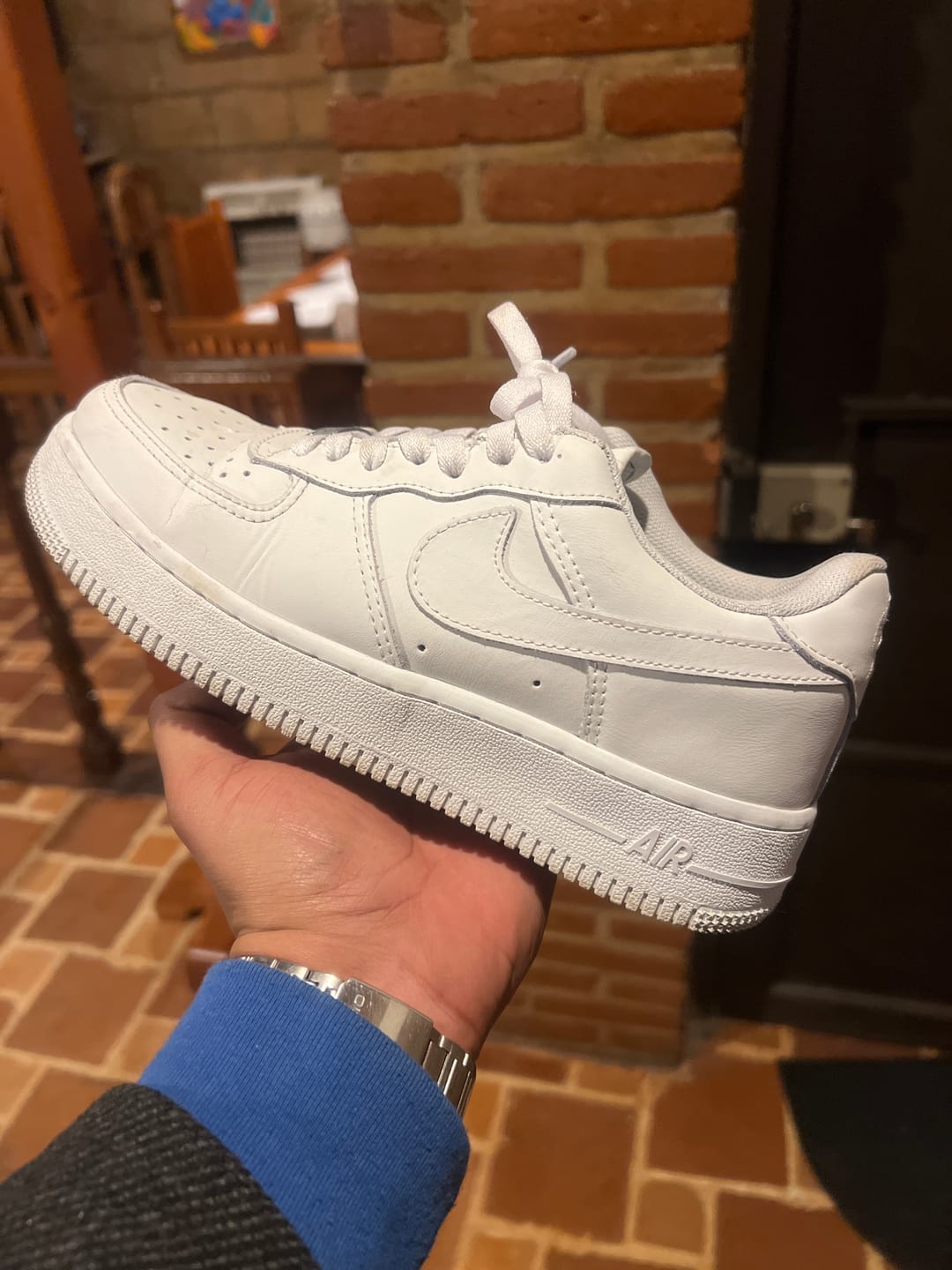 Customer photo review of Tenis Air Force 1 Blanco Total Piel 1.1