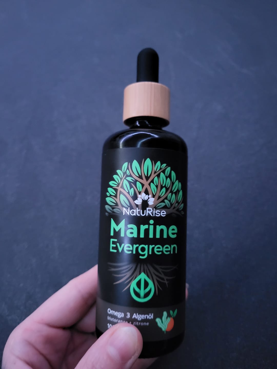 Customer photo review of Omega-3 Algenöl (100ml)
