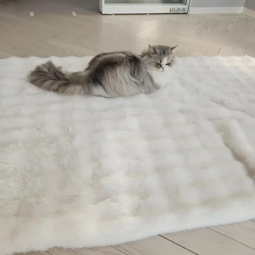 Customer photo review of Nordic Cozy Blanket