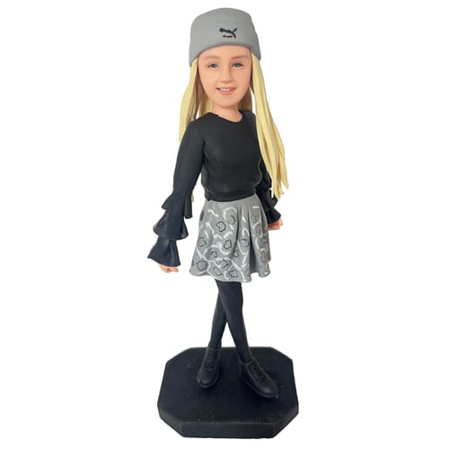 Customer photo review of Photo Custom Clay Doll 1 Child Christmas Bobblehead Childrens Day Gift