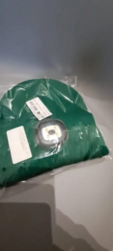 Customer photo review of Lumi Light Beanie
