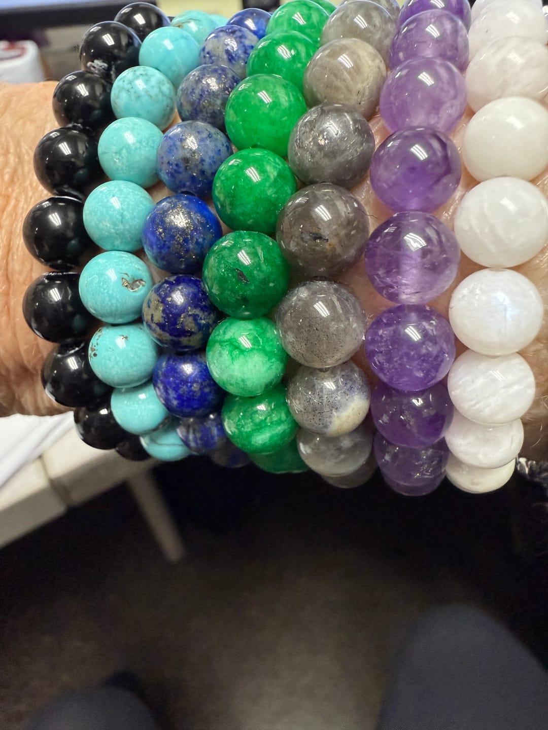 Customer photo review of Green Jade Bracelet