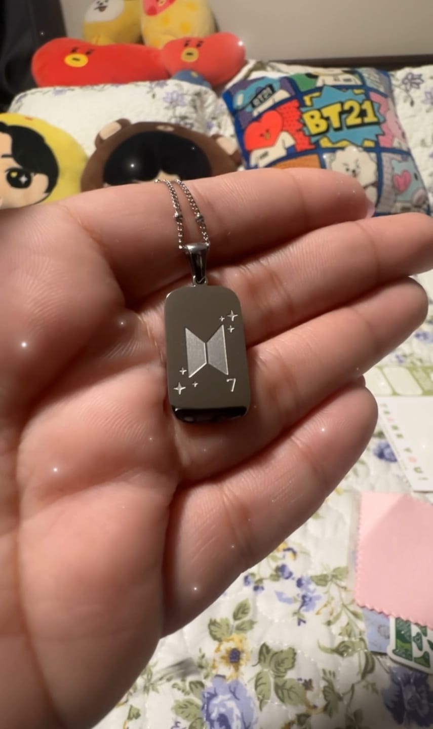 Customer photo review of Army Dog Tag Necklace