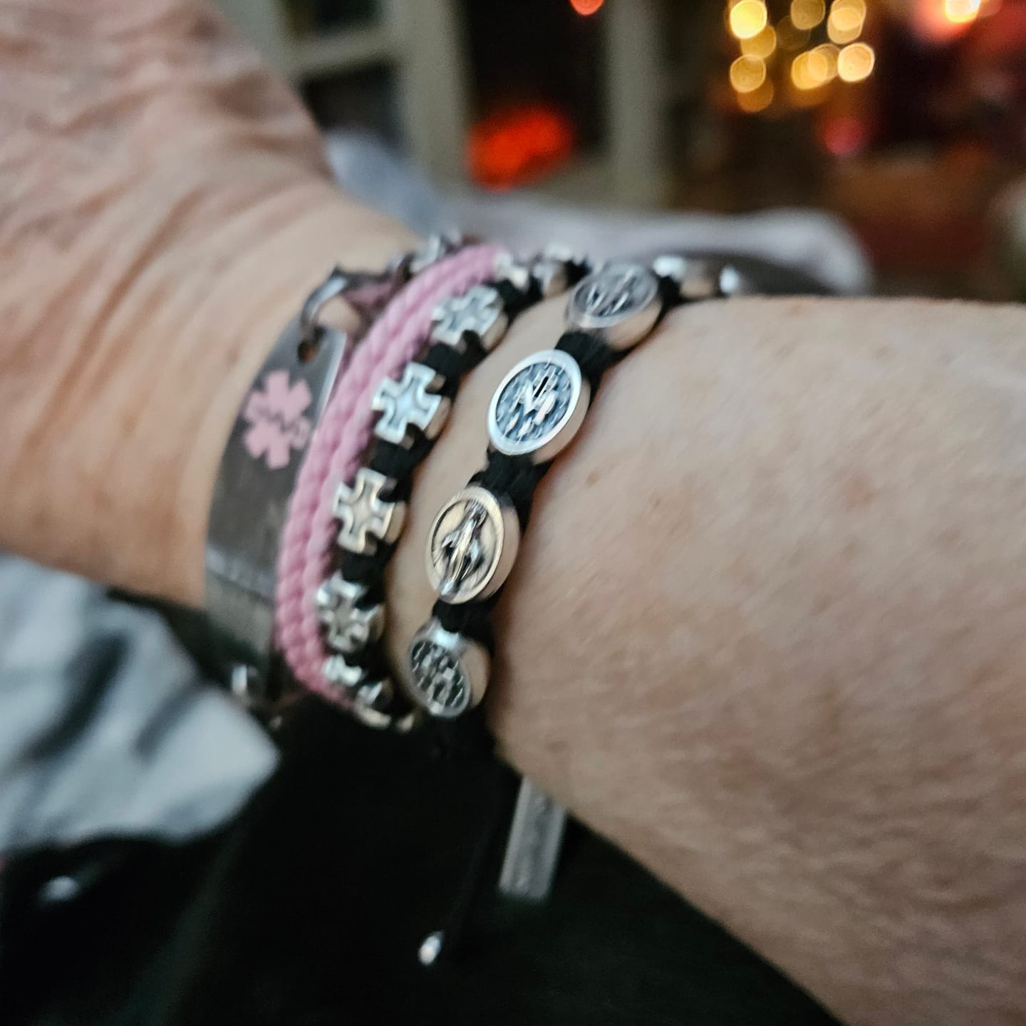 Customer photo review of Miraculous Mary Blessing Bracelet
