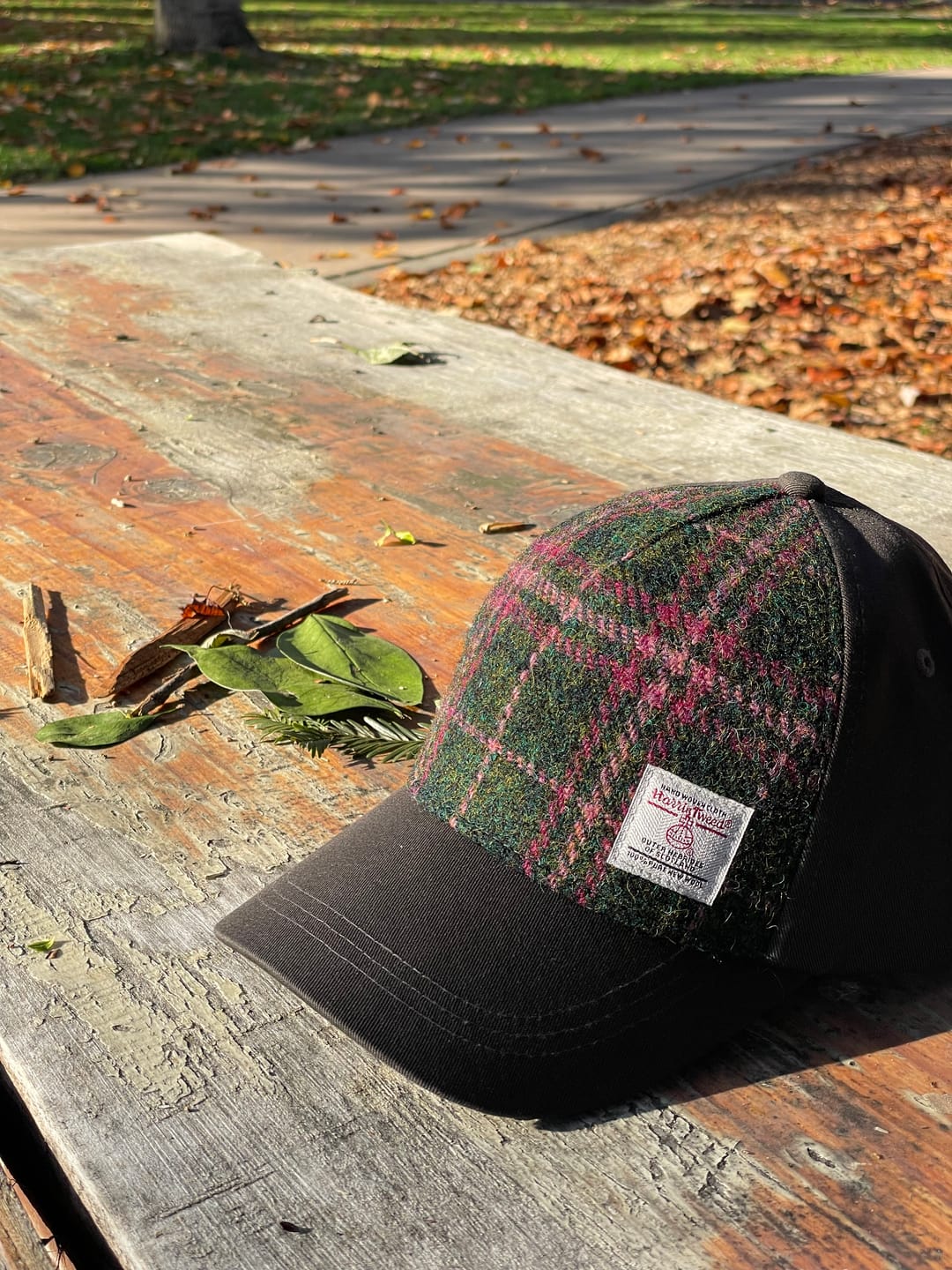 Customer photo review of Baseball Cap with Harris Tweed
