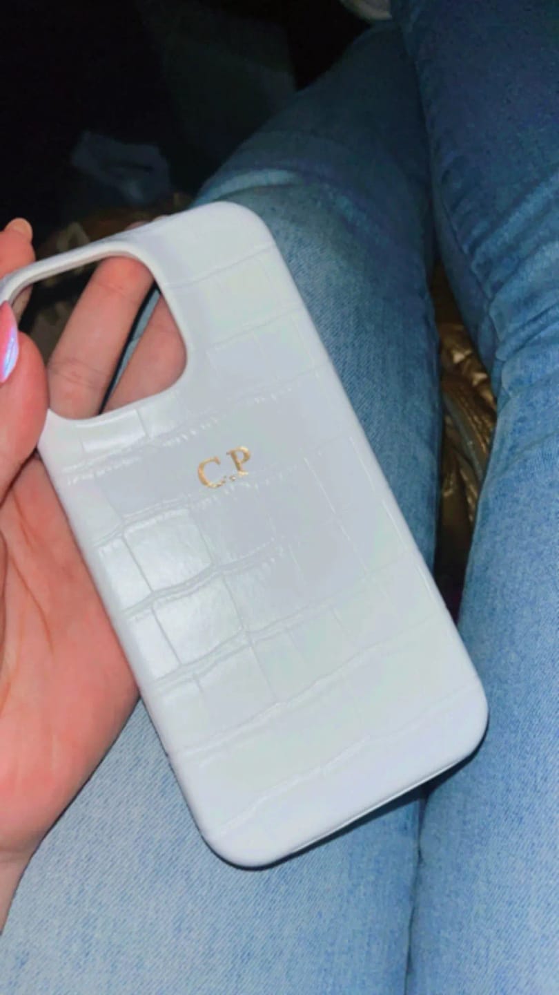 Customer photo review of Luxe Croc Phone Case