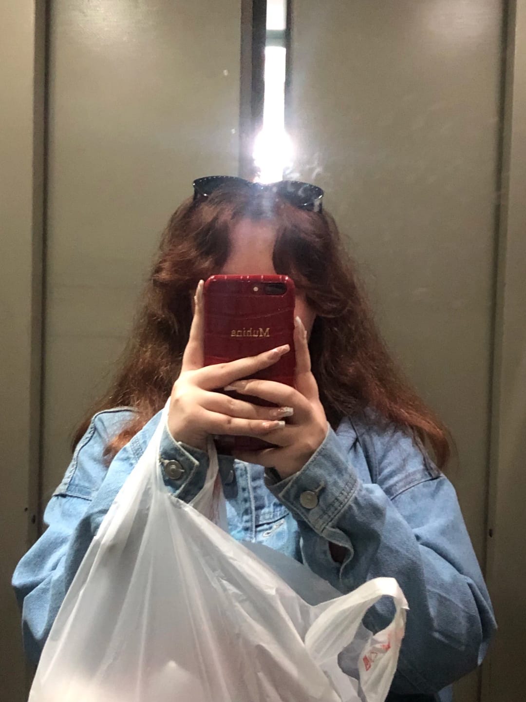 Customer photo review of Luxe Croc Phone Case