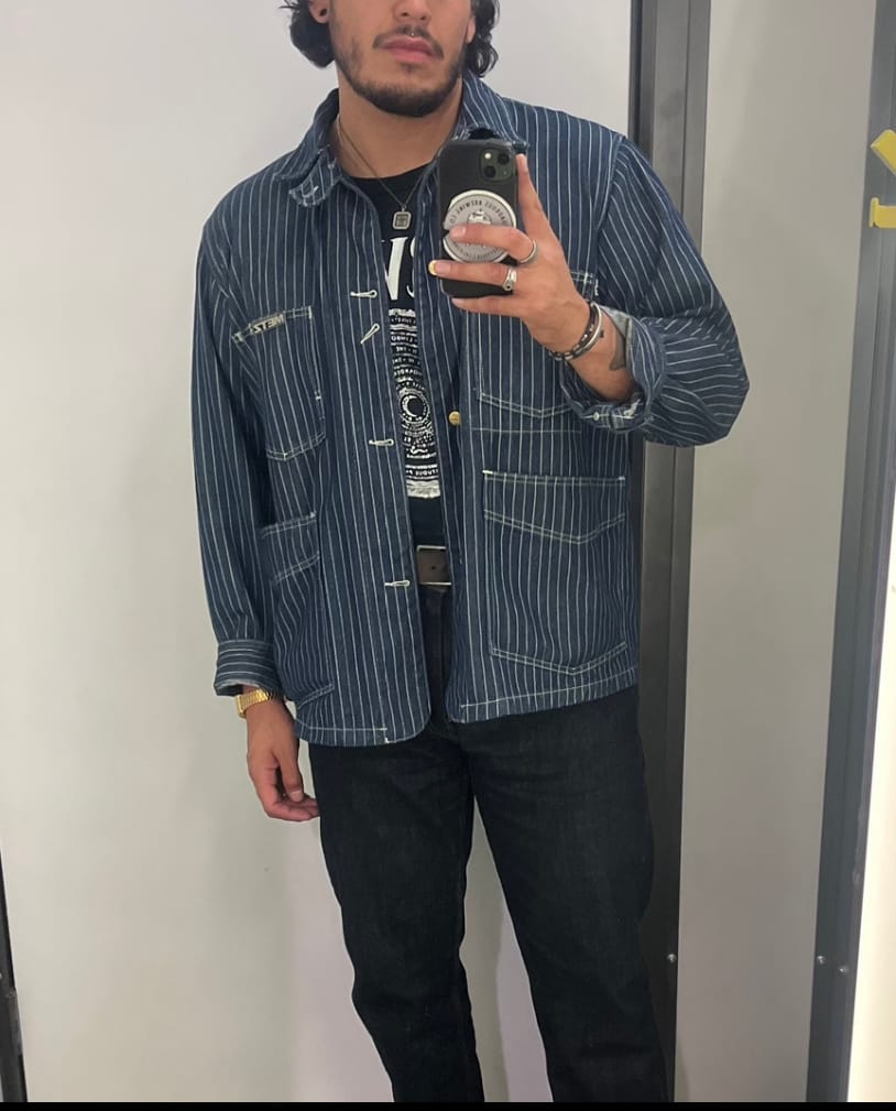 Customer photo review of 1930s Wabash Railway Work Coat